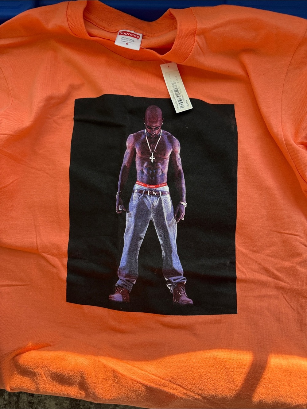Supreme x Tupac Hologram Photo Graphic Tee